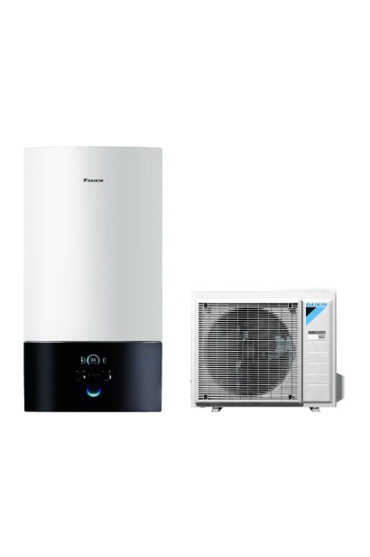 Pompă de căldură pentru încălzire Daikin Altherma 3 R W 4kW EHBH04E6V-ERGA04EV cu încălzitor de rezervă de 6kW