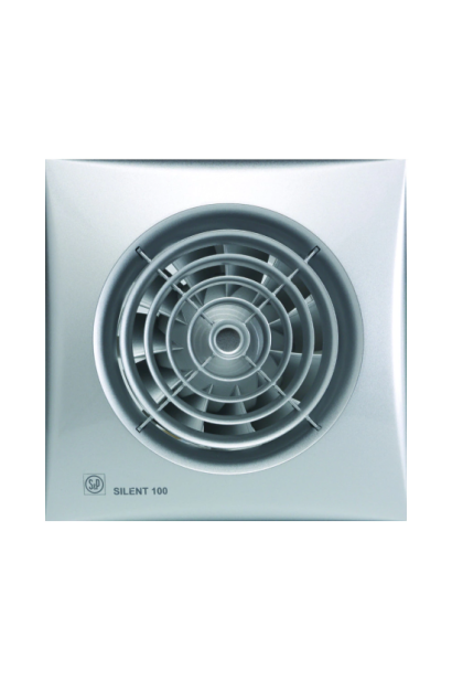 Ventilator de extracție pentru baie Soler & Palau Silent 100 CZ Silver 12V