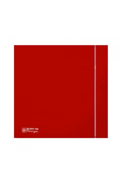 Ventilator de extracție pentru baie Soler & Palau Silent 100 CZ Red Design 4C