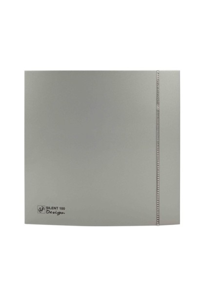 Ventilator de extracție pentru baie Soler & Palau Silent 100 CZ Silver Design Swarovski