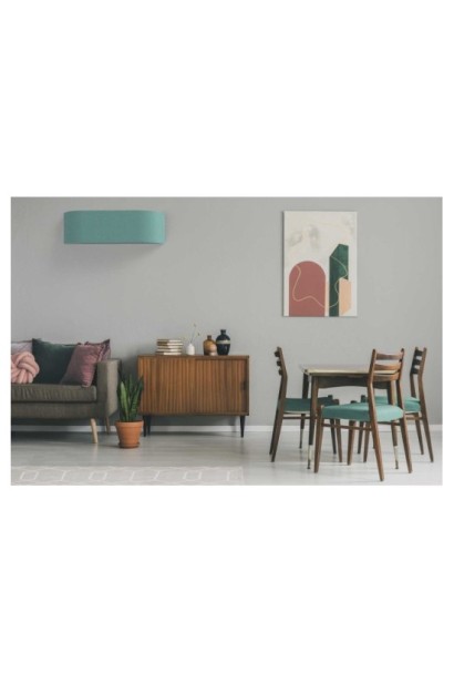 Aparat de aer conditionat Toshiba Haori 15000 BTU RAS-16J2AVSG-E1 RAS-B16N4KVRG-E fata textila EMERALD BLUE, garantie 60 luni