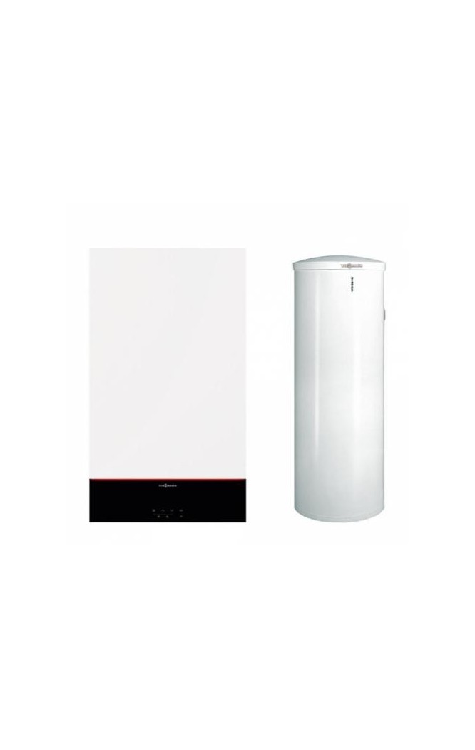 Pachet centrala termica Viessmann Vitodens 100-W S1 32kW cu boiler monovalent Vitocell 200 litri + CADOU 12 Luni Extragarantie
