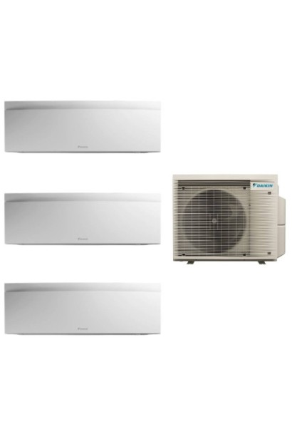 Aparat de aer conditionat triplu-split Daikin Emura Alb, 12000 BTU + 2 x 9000 BTU, FTXJ35AW + 2 x FTXJ25AW + 4MXM80A, 5 ani Gara