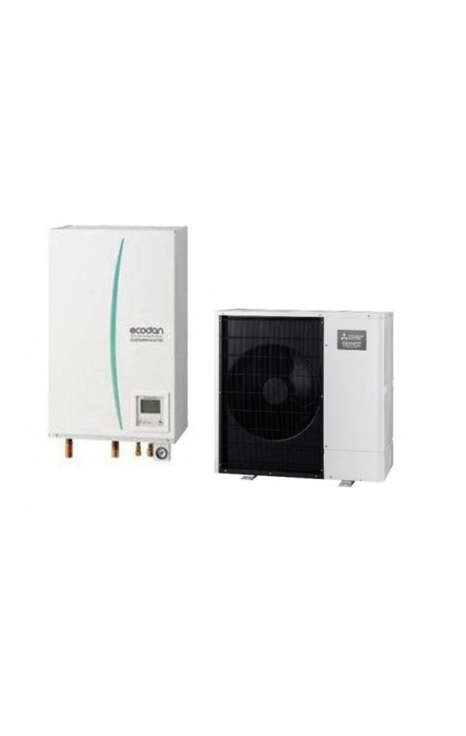 Pompă de caldură pentru încălzire Mitsubishi Electric Zubadan EHSD-VM2D+PUD-SHWM80VAA