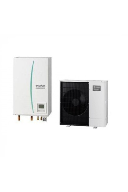 Pompă de caldură pentru încălzire Mitsubishi Electric Zubadan EHSD-VM2D+PUD-SHWM80YAA