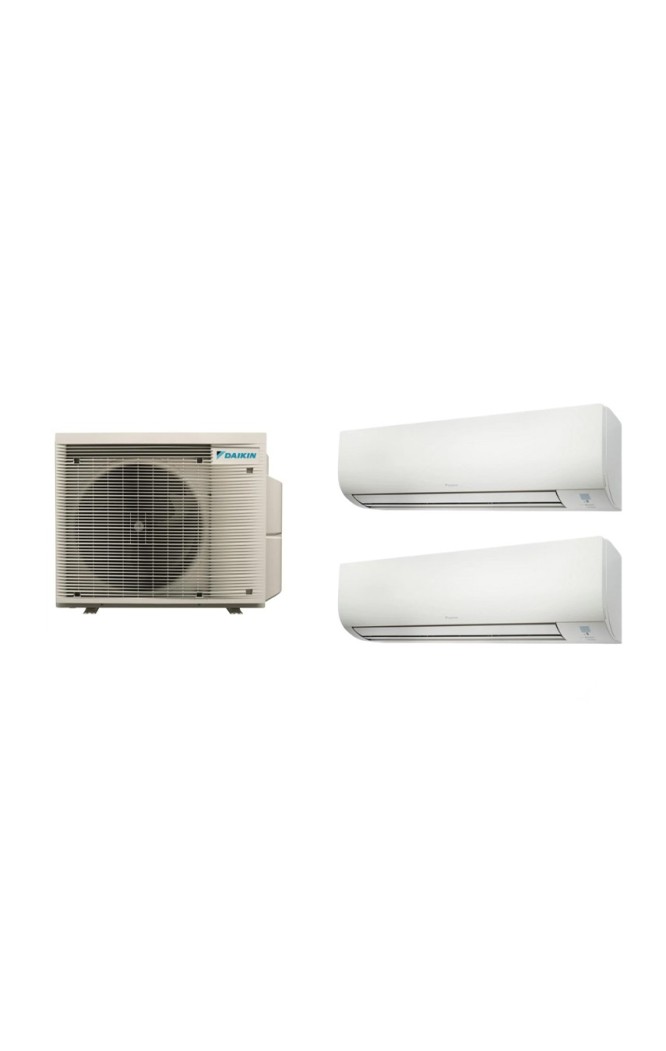 Aparat de aer conditionat multisplit Daikin Comfora cu doua unitati interne 9000 BTU si 12000 BTU, FTXP25N + FTXP35N + 2MXM50A, 