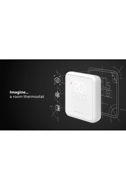 Senzor de temperatura DTS4 HONEYWELL pentru termostat digital wireless neprogramabil-culoare alba
