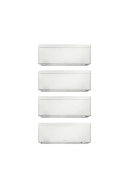 Aparat de aer conditionat multisplit Daikin Stylish cu patru unitati interne, trei de 5000 BTU si una de 12000 BTU Albe, 3xCTXA1