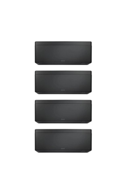 \Aparat de aer conditionat multisplit Daikin Stylish cu patru unitati interne, trei de 5000 BTU si una de 12000 BTU Negre, 3xCTX