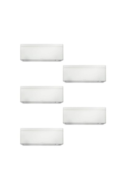 Aparat de aer conditionat multisplit Daikin Stylish cu cinci unitati interne , patru 5000 BTU si una de 12000 BTU Albe, 4xCTXA15