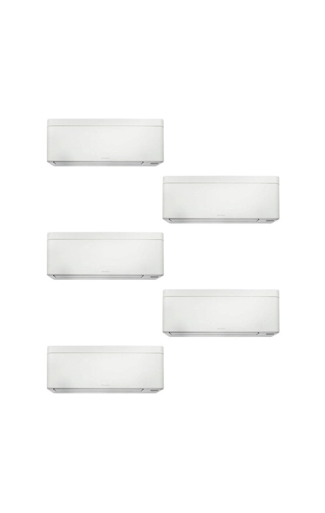 Aparat de aer conditionat multisplit Daikin Stylish cu cinci unitati interne , patru 5000 BTU si una de 12000 BTU Albe, 4xCTXA15