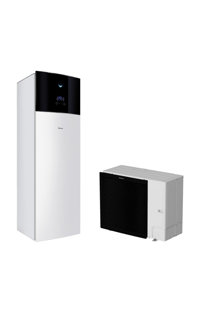 Pompă de căldură pentru încălzire, răcire și apă caldă menajeră, Daikin Altherma 3 R F 16kW EBVX16S18D9W-ERLA16DW cu rezervor de