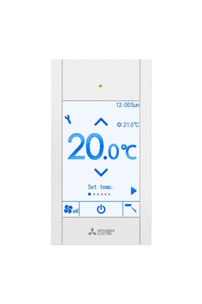 Telecomanda Mitsubishi Electric Prisma PAR-CT01MAA-PB cu touchscreen si bluetooth