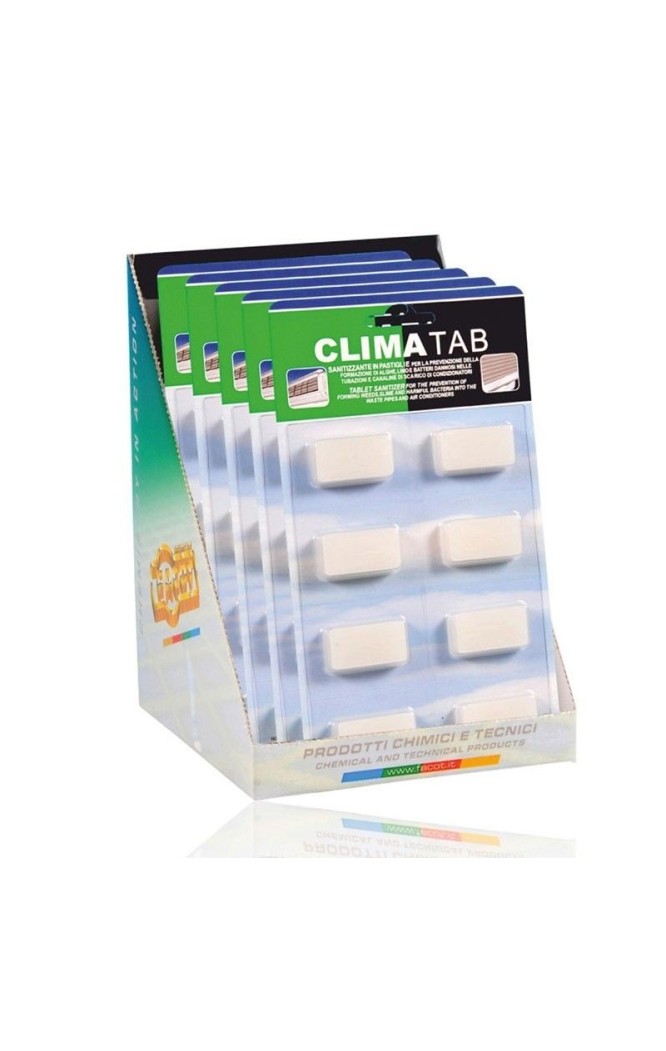 Pastile igienizante CLEANEX CLIMATAB PLUS pentru curatare traseu condens la instalatia de aer conditionat, 8 pastile
