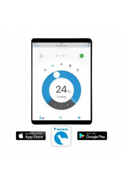 Unitate interna aer conditionat split de perete Daikin Perfera 9000 BTU FTXM25A pentru suprafata de 25 MP, Wi-fi, Flash Streamer