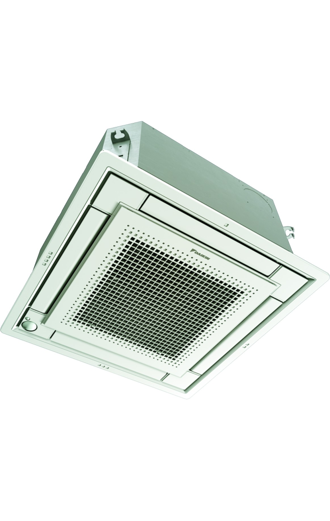 Unitate interna aer conditionat caseta de tavan Daikin 21000 BTU FFA60A9 pentru suprafata de 60 MP, Grila complet plata, telecom