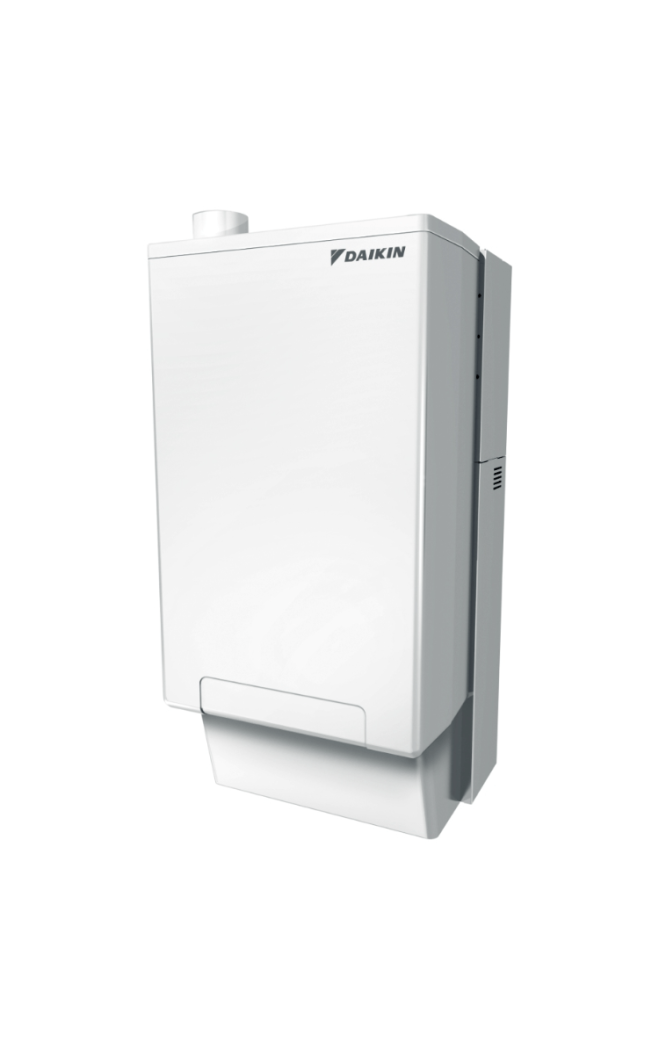 Pompă de căldură Daikin Altherma R Hybrid 8kW pentru răcire, încălzire și apă caldă menajeră EHYHBX08AV3-EVLQ08CV3