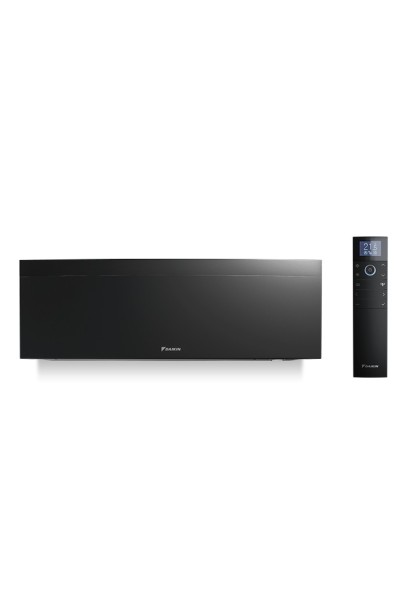 Unitate interna aer conditionat split de perete Daikin Emura Negru FTXJ50AB 18000 BTU, Flash Streamer si Ioni de Argint, Efect C