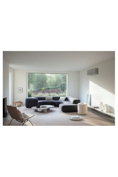 Unitate interna aer conditionat split de perete Daikin Emura Argintiu FTXJ35AS 12000 BTU, Flash Streamer si Ioni de Argint, Efec