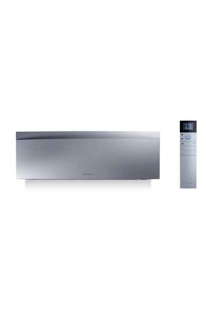 Unitate interna aer conditionat split de perete Daikin Emura Argintiu FTXJ50AS 18000 BTU, Flash Streamer si Ioni de Argint, Efec
