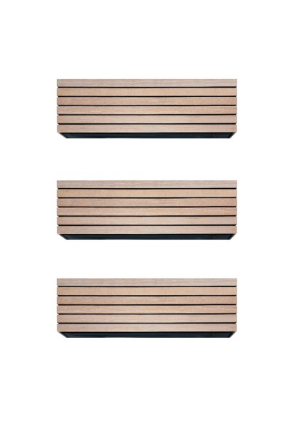 Aparat de aer conditionat multisplit TOSHIBA cu trei unitati interne DAISEIKAI Wooden 9000 BTU, 3*RAS-B10S4KVDG-E+RAS-3M26G3AVG-