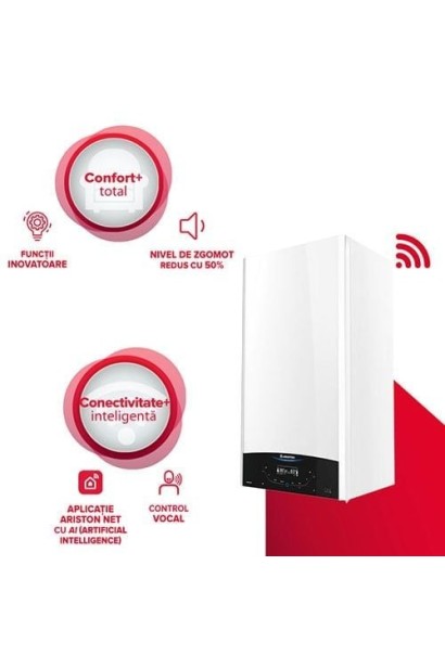 Centrală termică în condensație Ariston Genus One System pentru încălzire 35 kW, kit de evacuare inclus, CADOU
