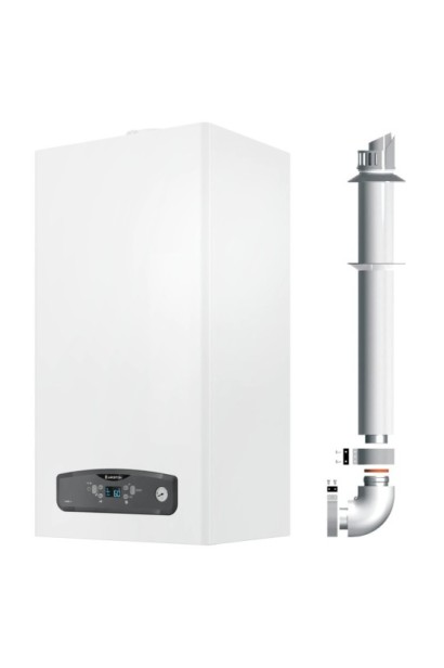 Centrală termică în condensație Ariston Cares S 30 kW, kit de evacuare inclus, CADOU