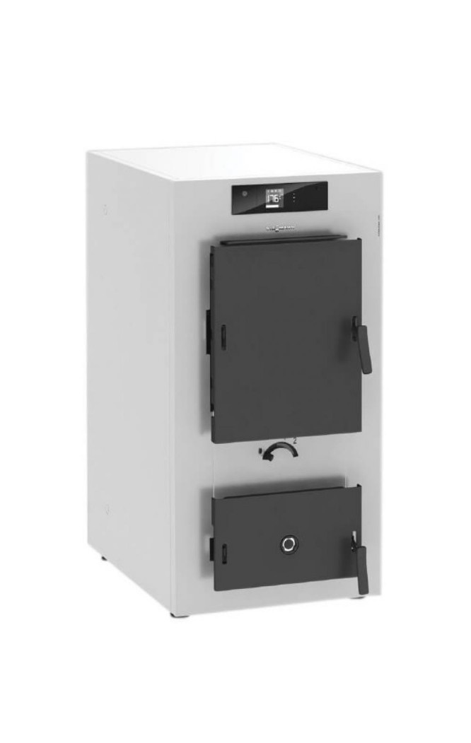 Cazan pe lemne Viessmann VITOLIGNO 100-S 17 kW cu gazeificare