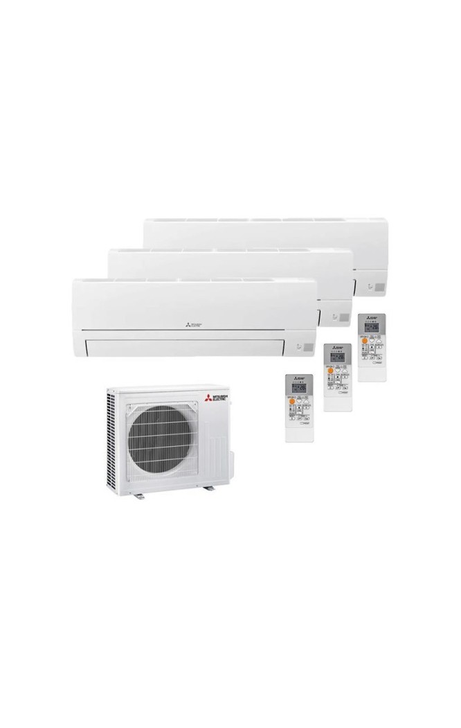 Aparat de aer condiționat multisplit Mitsubishi Electric cu trei unități interne MSZ-HR25VF 9000 BTU