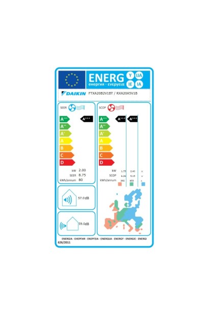 Aparat de aer conditionat Daikin Stylish 15000 BTU White FTXA42CW-RXA42B8, SEER 7.50, SCOP 4.60, efect Coanda, detectare prezent