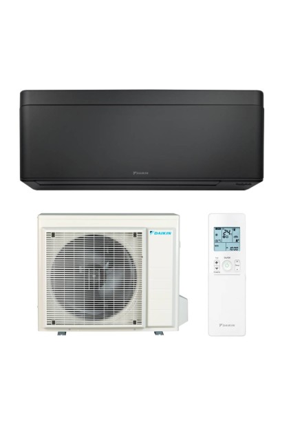 Aparat de aer conditionat Daikin Stylish 7000 BTU Negru Mat FTXA20CB-RXA20A, SEER 8.74, SCOP 5.15, efect Coanda, detectare preze