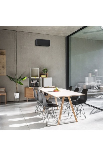 Aparat de aer conditionat Daikin Stylish 12000 BTU Negru Mat FTXA35CB-RXA35A, SEER 8.73, SCOP 5.15, efect Coanda, detectare prez