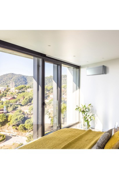 Aparat de aer conditionat Daikin Stylish 18000 BTU Silver FTXA50CS-RXA50B8, SEER 7.33, SCOP 4.60, efect Coanda, detectare prezen
