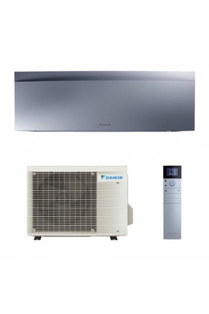 Aparat de aer conditionat Daikin Emura 12000 BTU Argintiu FTXJ35AS-RXJ35A, SEER 8.75 / SCOP 5.15, Flash Streamer si Ioni de Argi