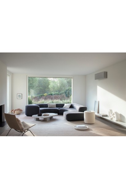 Aparat de aer conditionat Daikin Emura 18000 BTU Argintiu FTXJ50AS-RXJ50A, SEER 7.02 / SCOP 4.60, Flash Streamer si Ioni de Argi