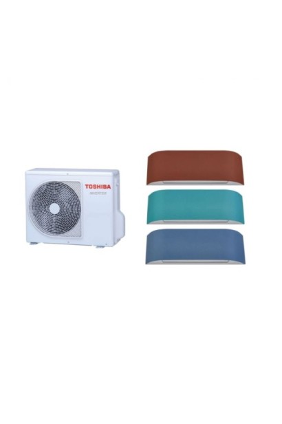 Aparat de aer conditionat multisplit TOSHIBA cu TREI unitati interne HAORI 12000 BTU fete colorate, 3*RAS-B13N4KVRG-E+RAS-5M34G3