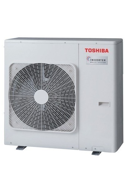 Aparat de aer conditionat multisplit TOSHIBA cu cinci unitati interne EDGE Black, patru 9000 BTU si una de 12000 BTU, 4*RAS-B10G