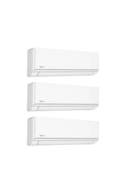 Aparat de aer condiționat multisplit Midea cu trei unități interne, doua de 9000 BTU si una de 12000 BTU 2xAG2Dura-09NXD0-I- AG2