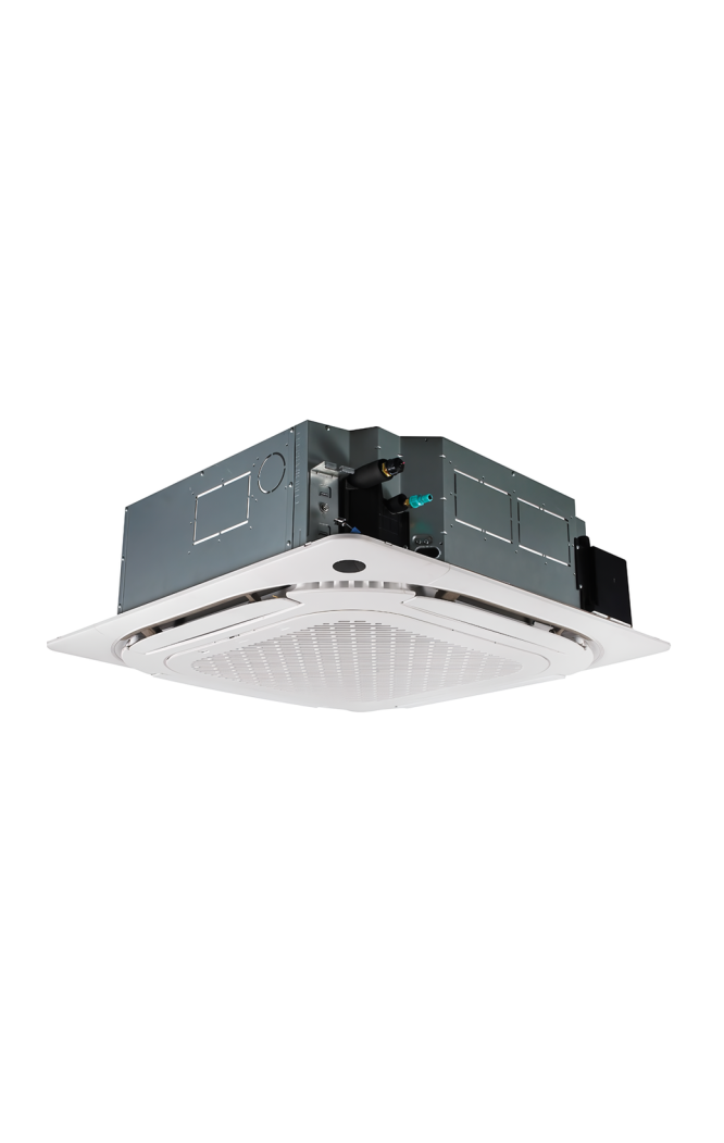 Aparat de aer conditionat caseta Midea Compact Roundflow 18000 BTU MCA4U-18HRFNX(GA)/MOX330-18HFN8-Q(GA), Clasa A++/A+, SEER 6.1