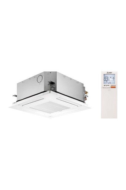 Unitate interna aer conditionat caseta de tavan Mitsubishi Electric 5000 BTU SLZ-M15FA pentru suprafata de 15 MP, telecomanda in