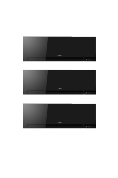 Aparat de aer conditionat multisplit Mitsubishi Electric Kirigamine ZEN cu trei unitati interne,doua 9000 BTU si una 12000 BTU B