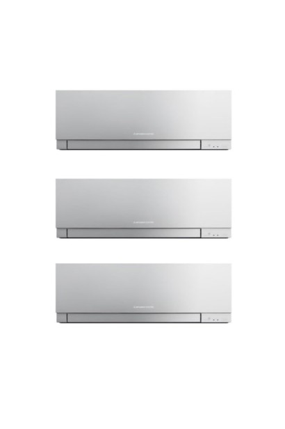 Aparat de aer conditionat multisplit Mitsubishi Electric Kirigamine ZEN cu trei unitati interne, doua 9000 BTU si una 12000 BTU 