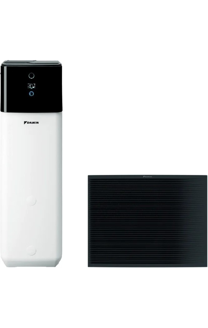 Pompa de caldura Daikin Altherma 12 kW 3 H MT ECH2O pentru incalzire si apa calda menajera ETSH12P30E-EPRA12EV3, cu rezervor de 