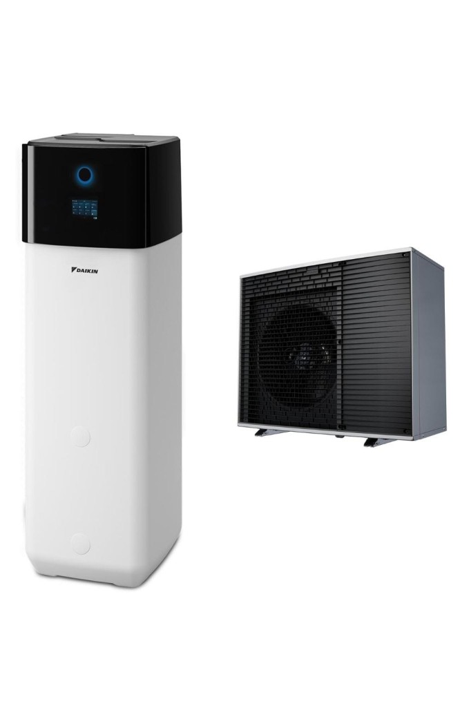 Pompa de caldura Daikin Altherma 4 H ECH2O 14kW bivalenta trifazata pentru incalzire, racire si apa calda menajera EPSXB14P30A-E