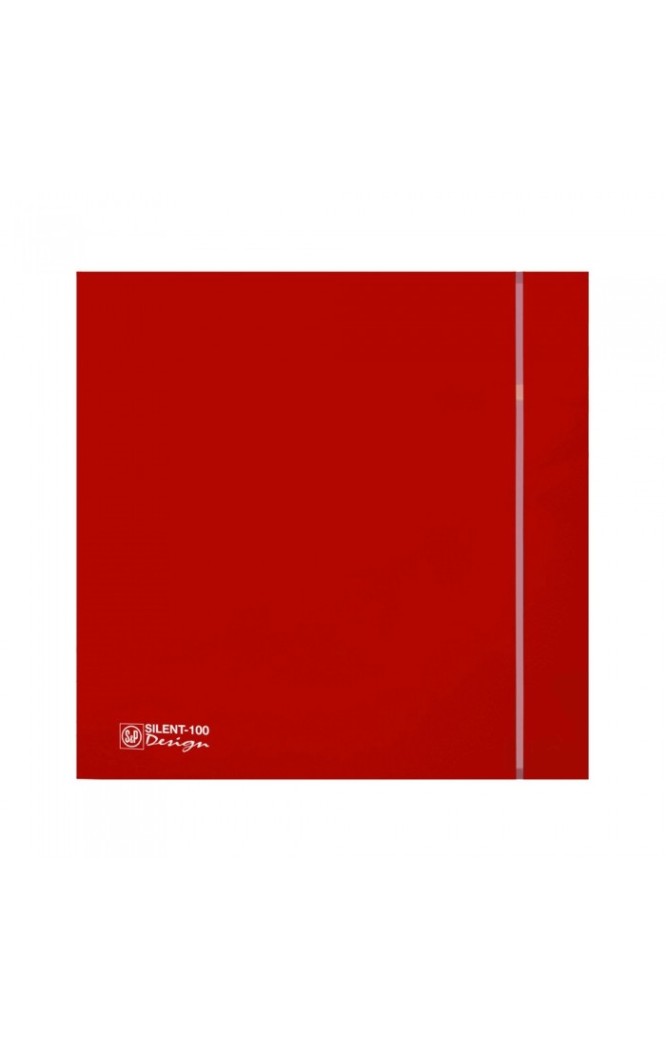 Ventilator de extracție pentru baie Soler & Palau Silent 100 CZ Red Design 4C