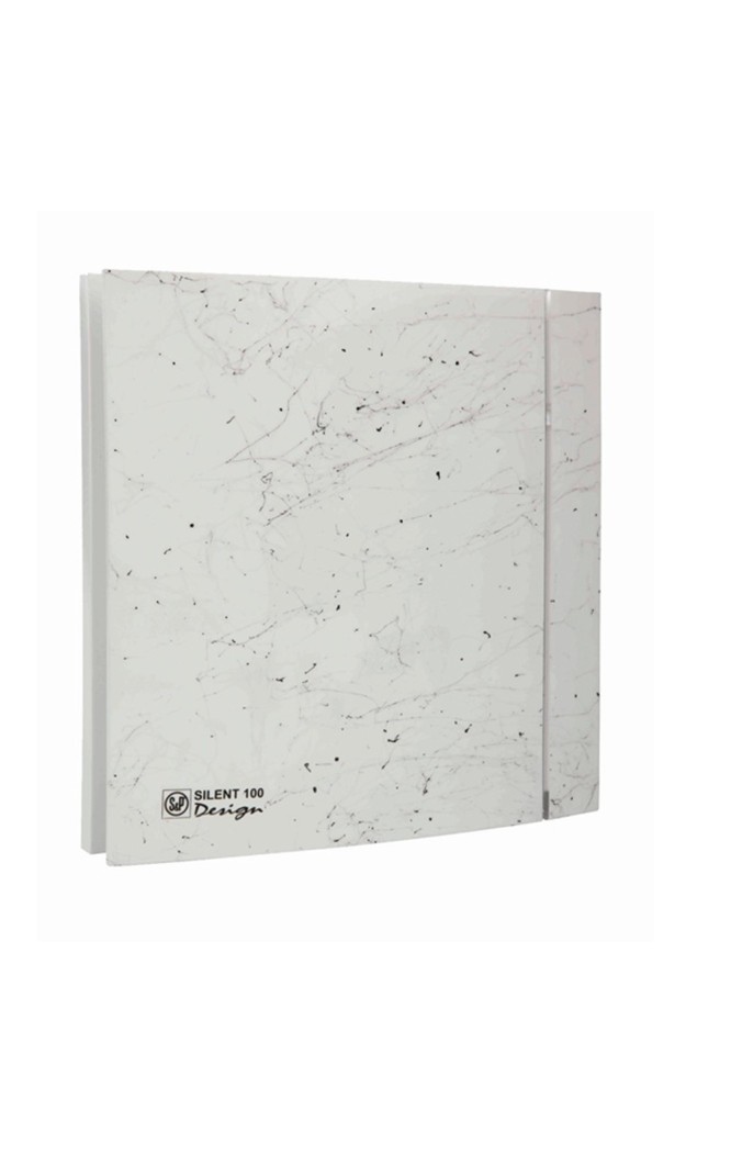 Ventilator de extracție pentru baie Soler & Palau Silent 100 CZ Marble White Design 4C