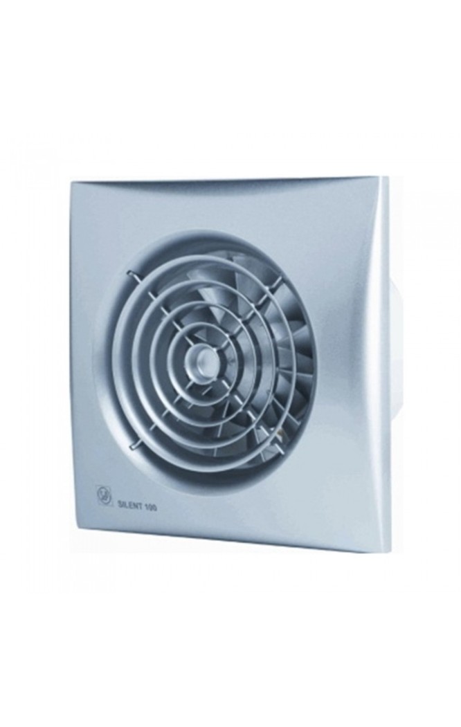 Ventilator de extracție pentru baie Soler & Palau Silent 100 CRIZ Silver