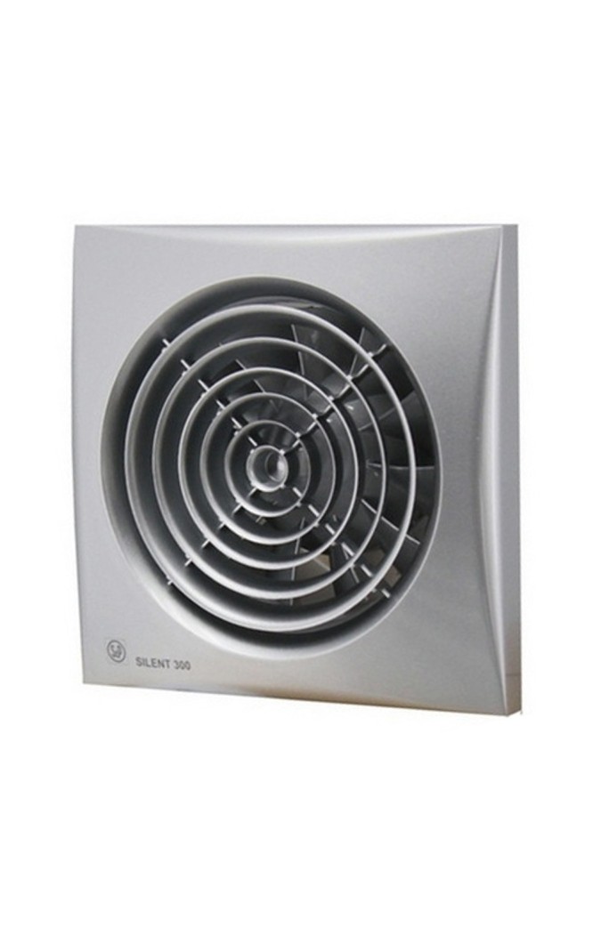 Ventilator de extracție pentru baie Soler & Palau Silent-300 CRZ Silver