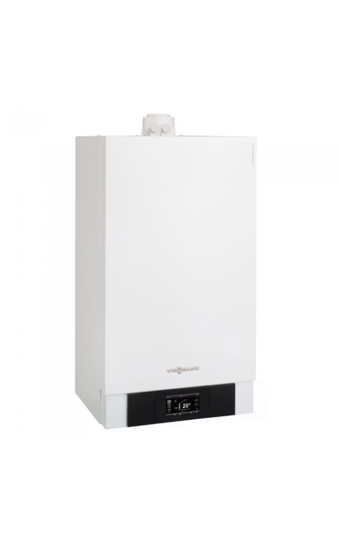 Centrală termică în condensație Viessmann Vitodens 200-W 49 kW cu Vitotronic 200 pentru încălzire- termostat Honeywell-CADOU, ki