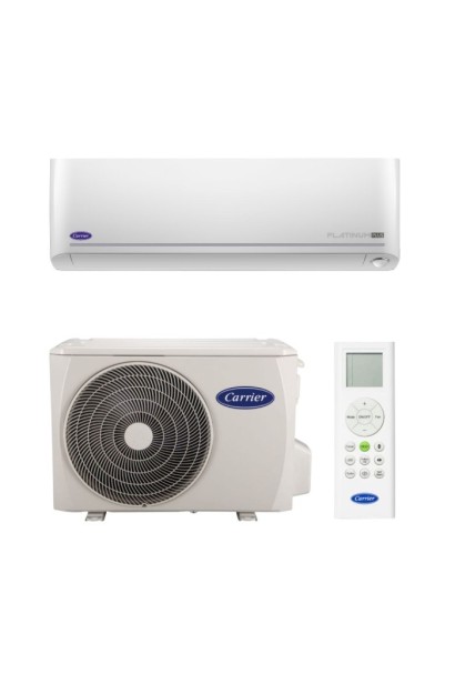 Aparat de Aer Condiționat Carrier Platinium Plus  38QHP/42QHP09E8S-1 9000 BTU-funcționare pe încălzire până la -25°C, concept po